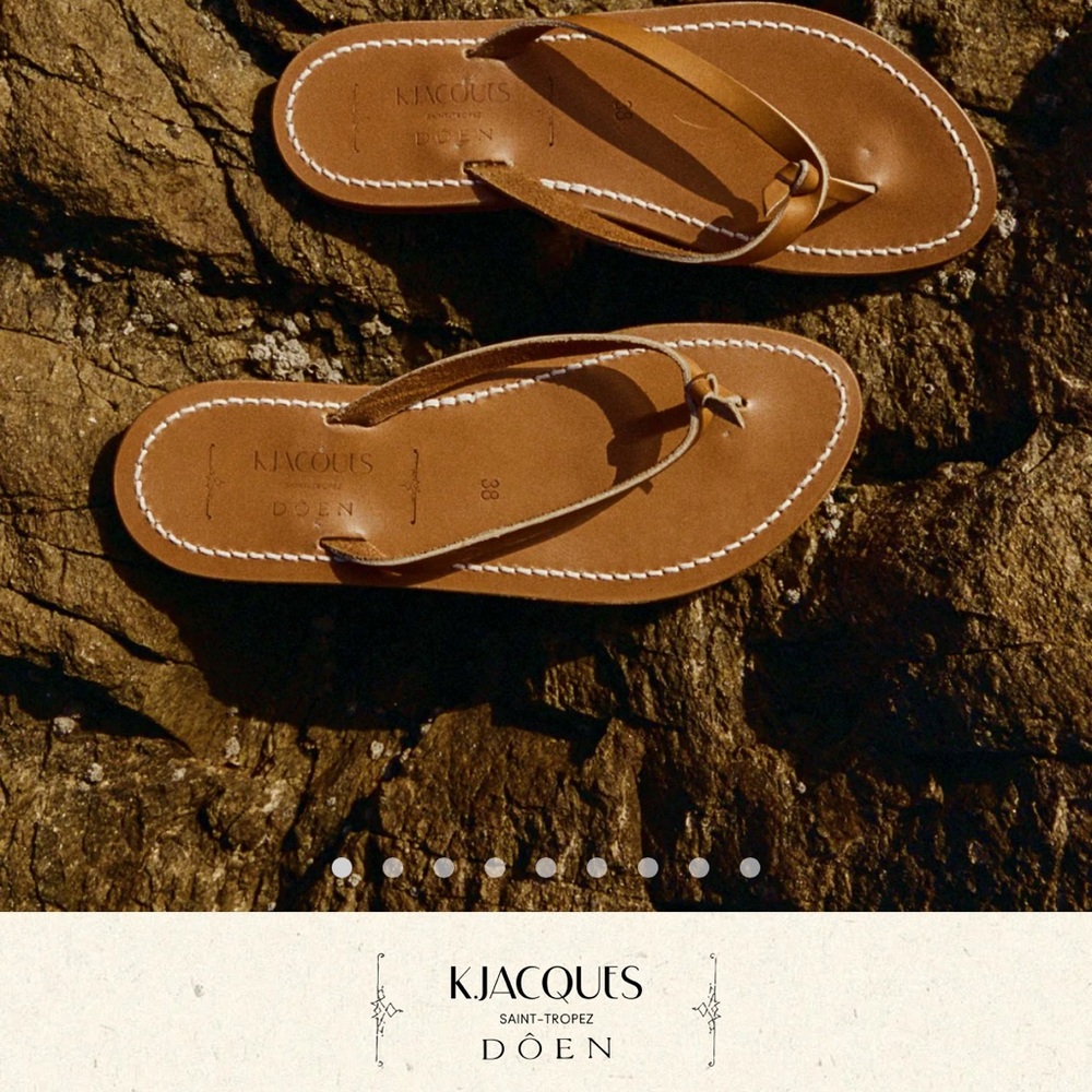 Doen Brown Leather Sandals